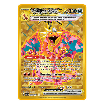 2025 Metal Pokémon Card - Arceus Charizard Mewtwo VMAX GX EX Gold Anime Collectible Card