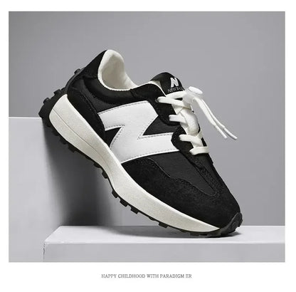 Children's Trendy Cushioned Sports Shoes - Soft Sole Lace-Up Running & Basketball Shoe
