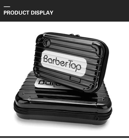 Portable Hair Scissors Case – Waterproof, Shockproof Barber & Beauty Tool Box for Trimmers, Styling & Makeup