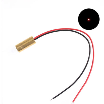 650nm 5mW Red Laser Module – Point, Line, Cross Focusable Glass Lens, Industrial Class