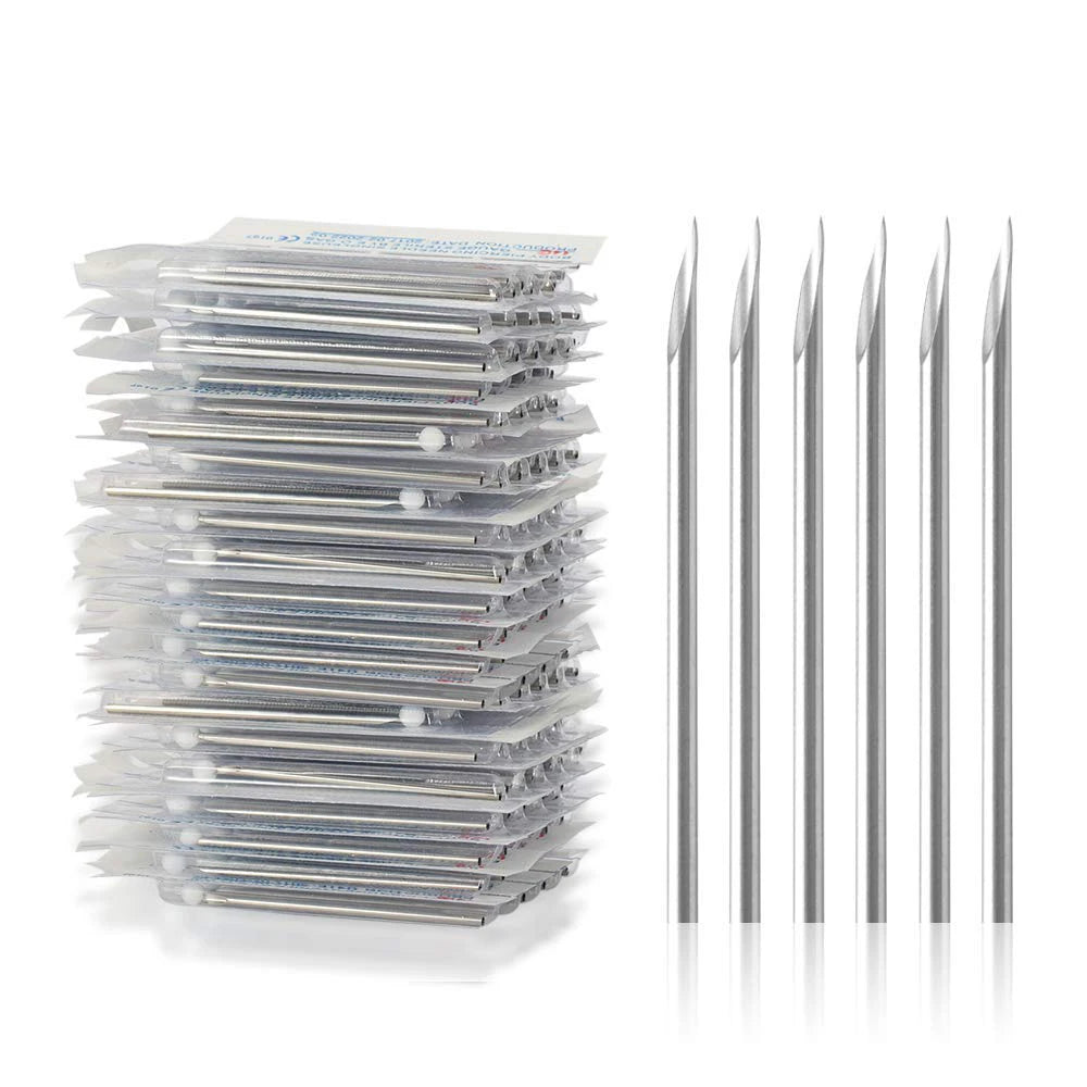 Stainless Steel Body Piercing Kit – Belly Button & Septum Piercing Set, Professional Piercing Tools for Personal and Salon Use