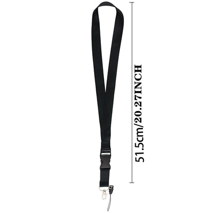 Mobile Phone Lanyard - Solid Color Neck Strap for Phone, ID Card, Keys & Key Ring Accessories