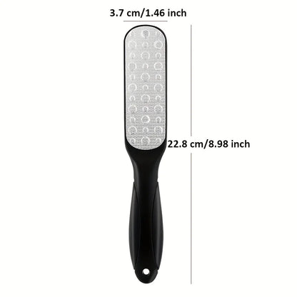 304 Stainless Steel Double-Sided Foot File – Professional Callus Remover Pedicure Tool for Dead Skin & Calluses