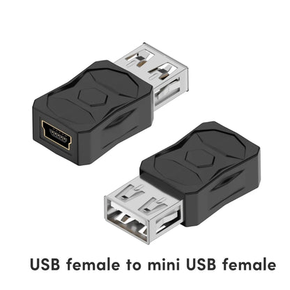 DXAB USB 2.0 Adapter – Micro & Mini Male to Female Converter Connector Changer