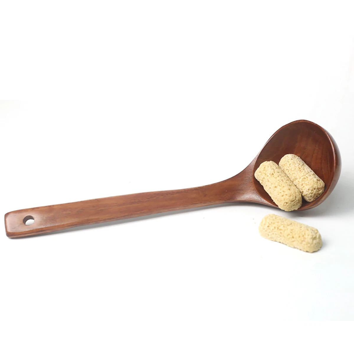 Komu Wooden Soup Ladle — Non-Stick Kitchen Utensil for Cooking, Tableware & Catering Supplies