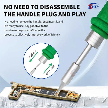 HZY C245 Soldering Iron Tips Set – Universal T245 Compatible Tips for Phone Repair & Soldering Stations