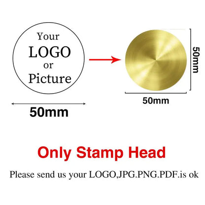 Custom Logo Wax Seal Stamp – Personalized Metal Stamps for Invitations, Gifts & Branding
