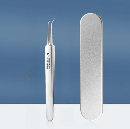 1/3/8PCS Stainless Steel Blackhead Removal Tool Set – Facial Tweezers, Acne Needles & Beauty Blackhead Removers