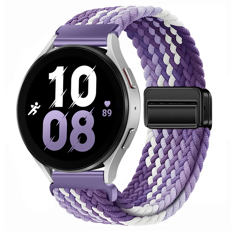 22mm Braided Nylon Watch Band – Loop Sport Strap for OnePlus Watch 3/2, OPPO Watch X/X2/4 Pro & 46mm Smartwatch Bracelet