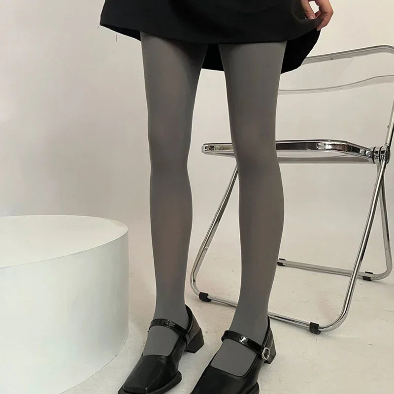 17-Color Women’s Velvet Tights - Seamless High-Stretch Anti-Run Pantyhose & Long Stockings