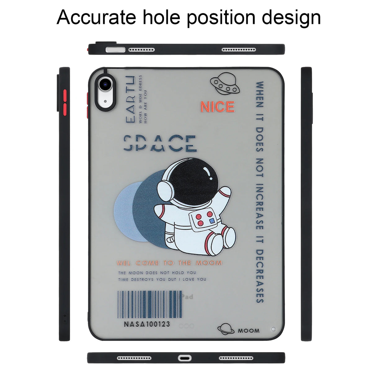 iPad Protective Case - Cover for iPad A16, 11th, Pro 11, Air 4/5/6, 9th/10th Gen & Mini 6/7