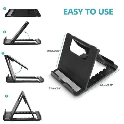 Portable Mini Folding Phone Holder: Creative Universal Stand for Tablets & Computers