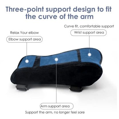 Memory Foam Office Game Chair Armrest Pad - Elbow Pillow for Comfortable Support, Sofa Cushion for Home Armrest Mat