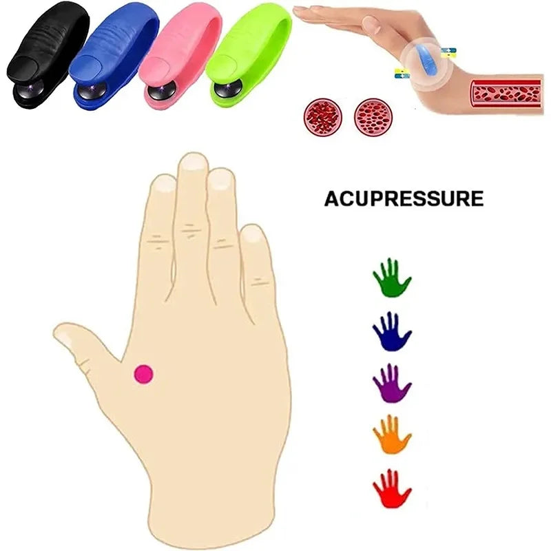 Tiger Mouth Acupoint Massage Clip - Magnetic Finger Massage Tool for On-the-Go Body Relaxation and Health Care