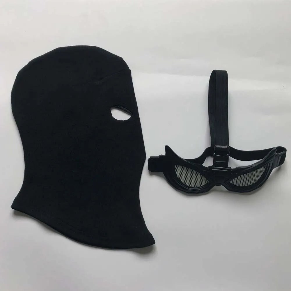 Peter Parker Spider-Man Cosplay Mask – Black Stealth Suit Helmet for Halloween & Party