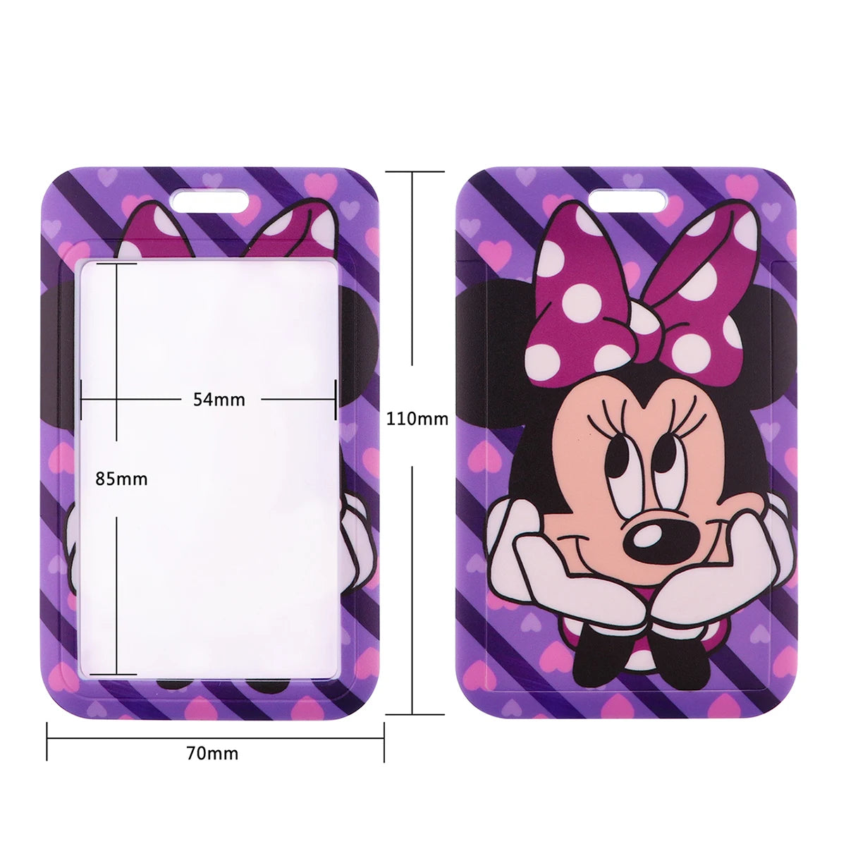Mickey Minnie Strap Lanyard for Keys – Keychain Badge Holder, ID Card, Credit Card, Mobile Phone Charm Accessories