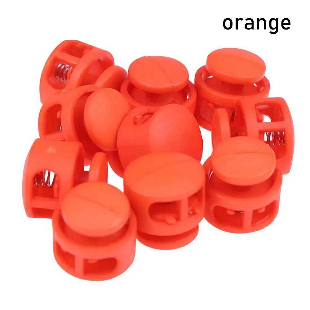 10Pcs Paracord Lanyard Cord Lock Stopper – Spring Toggle Clips for Backpacks, Sportswear, Shoelaces & Bags