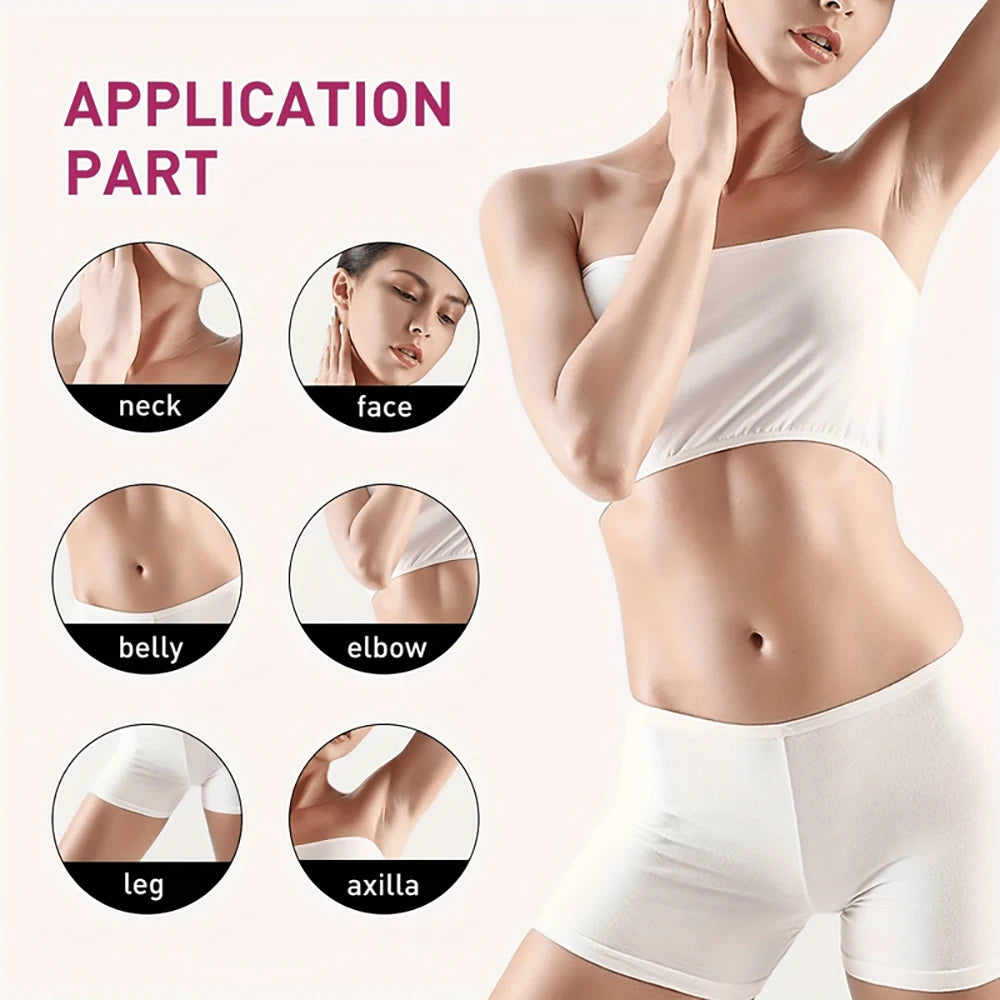 Body Whitening Bleach Cream 45ml – Brightening Skincare for Underarms, Elbows & Knees, Dark Spot Removal, Melanin Correction & Skin Tone Lightening Cream