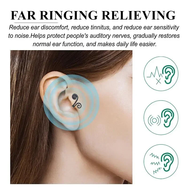 Tinnitus Relief Earrings – Anti-Tinnitus Ear Sleeves & Earring Stoppers for Soothing Ear Pressure Relief