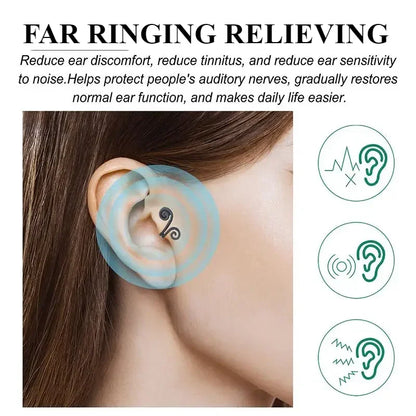 Tinnitus Relief Earrings – Anti-Tinnitus Ear Sleeves & Earring Stoppers for Soothing Ear Pressure Relief