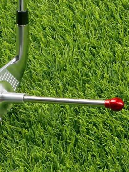 Golf Alignment Stick – Stainless Steel Swing Trainer with Magnetic Suction Cup for Swing Correction & Training Aids