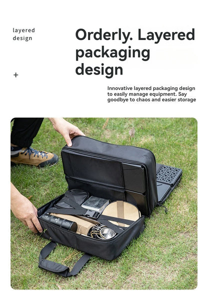 CAMPINGMOON BK-46 Large Capacity Storage Bag – Outdoor Tactical IGT Module Organizer