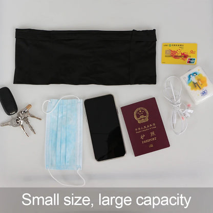 Invisible Running Waist Bag: Lightweight Marathon Yoga Belt with Large Capacity for Mobile Phone - Professional Sports Fanny Pack