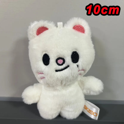 310style Skzoo Plush Pencil Case – Kawaii Kpop Stray Wolf Stuffed Animal Toy, Cartoon Plush Doll for Kids Gift