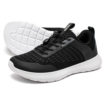 HOBIBEAR Wide Toe Running Shoes — Men & Women Non-Slip Elastic Band Sneakers, Comfortable Walking Footwear