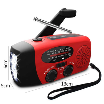 STONEGO Mini Portable Radio — Handheld Rechargeable Digital FM Radio with USB/TF MP3 Player, Speaker Device for On-the-Go Use