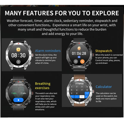 2024 Smart Watch with TWS 2-in-1 Bluetooth Earphones — HIFI 9D Sound & Bluetooth Call for Men & Women Sports Fitness
