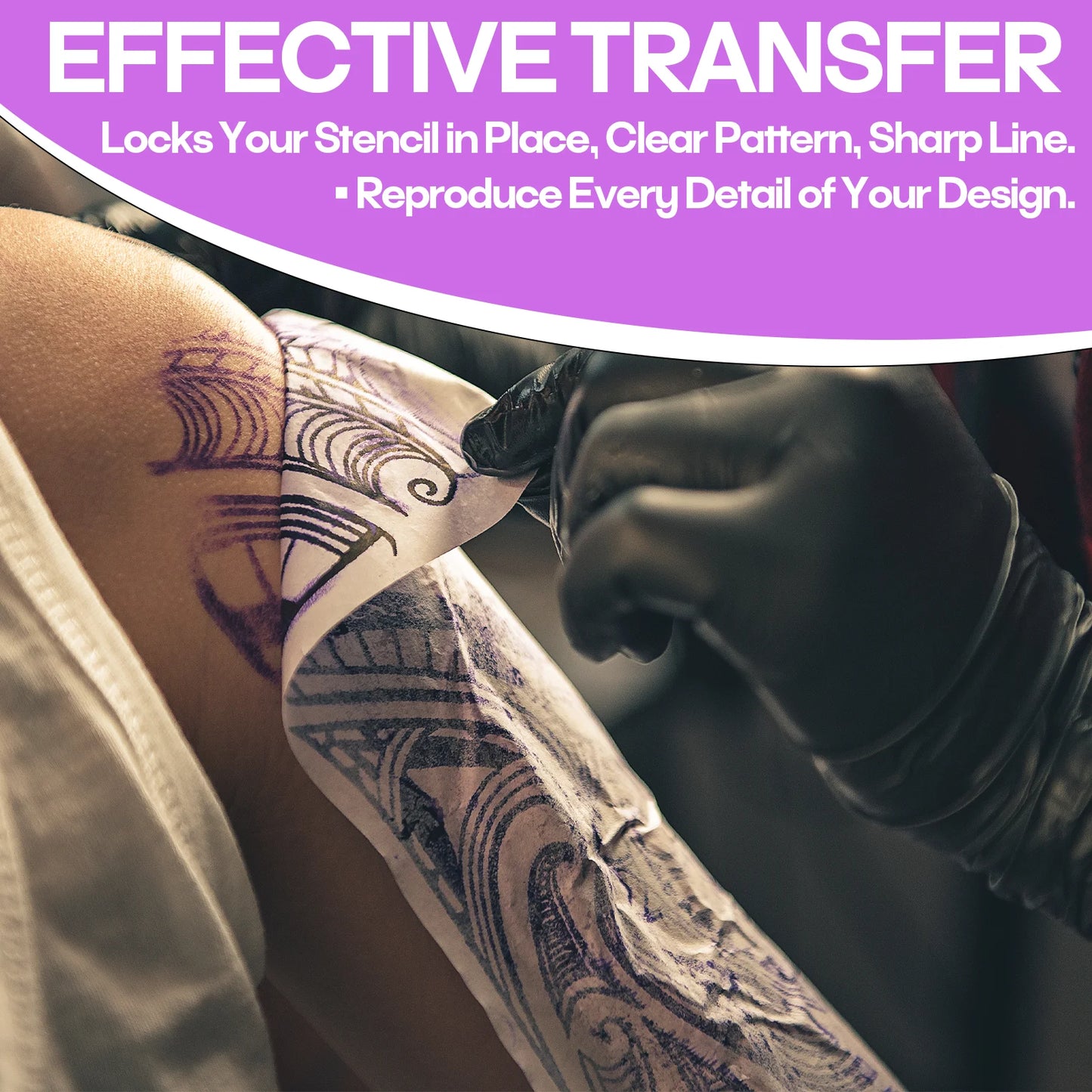 POSEIDON Tattoo Stencil Gel - 120ML Fruit Scent Professional Transfer Solution for Tattoo Stencil Paper Application