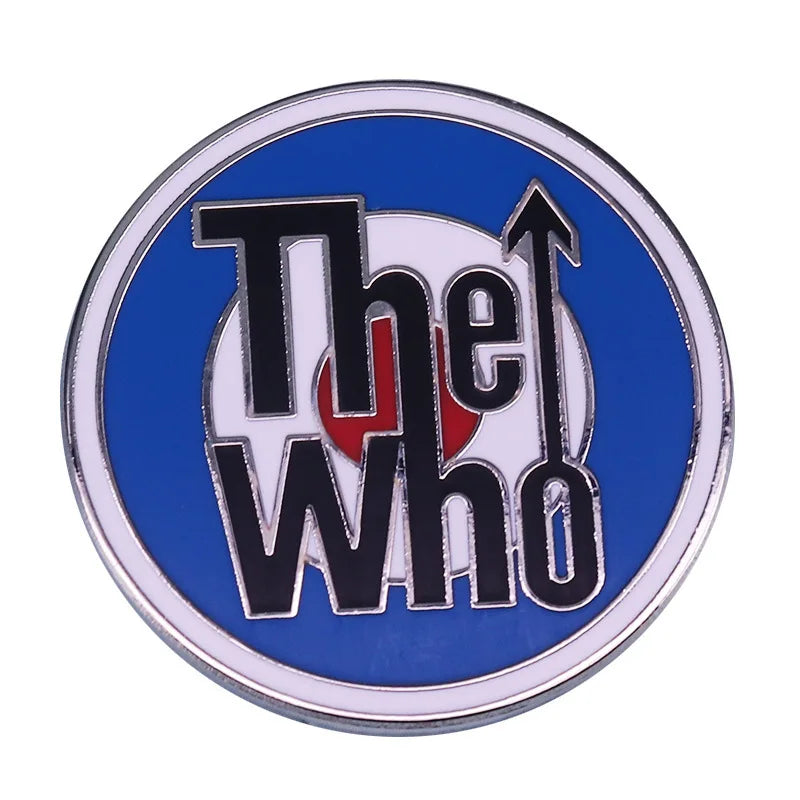 Worldwide Classic Band Logo Enamel Pin – Rap & Rock Music Badge for Hoodies, Backpacks, Decorative Accessories, Fan Gift
