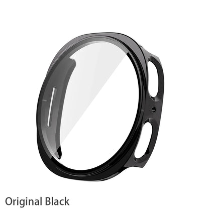 Samsung Galaxy Watch 8 Screen Protector Case – Full Coverage Tempered Glass & Scratch-Resistant Bumper Cover for 40mm/44mm Watch 8