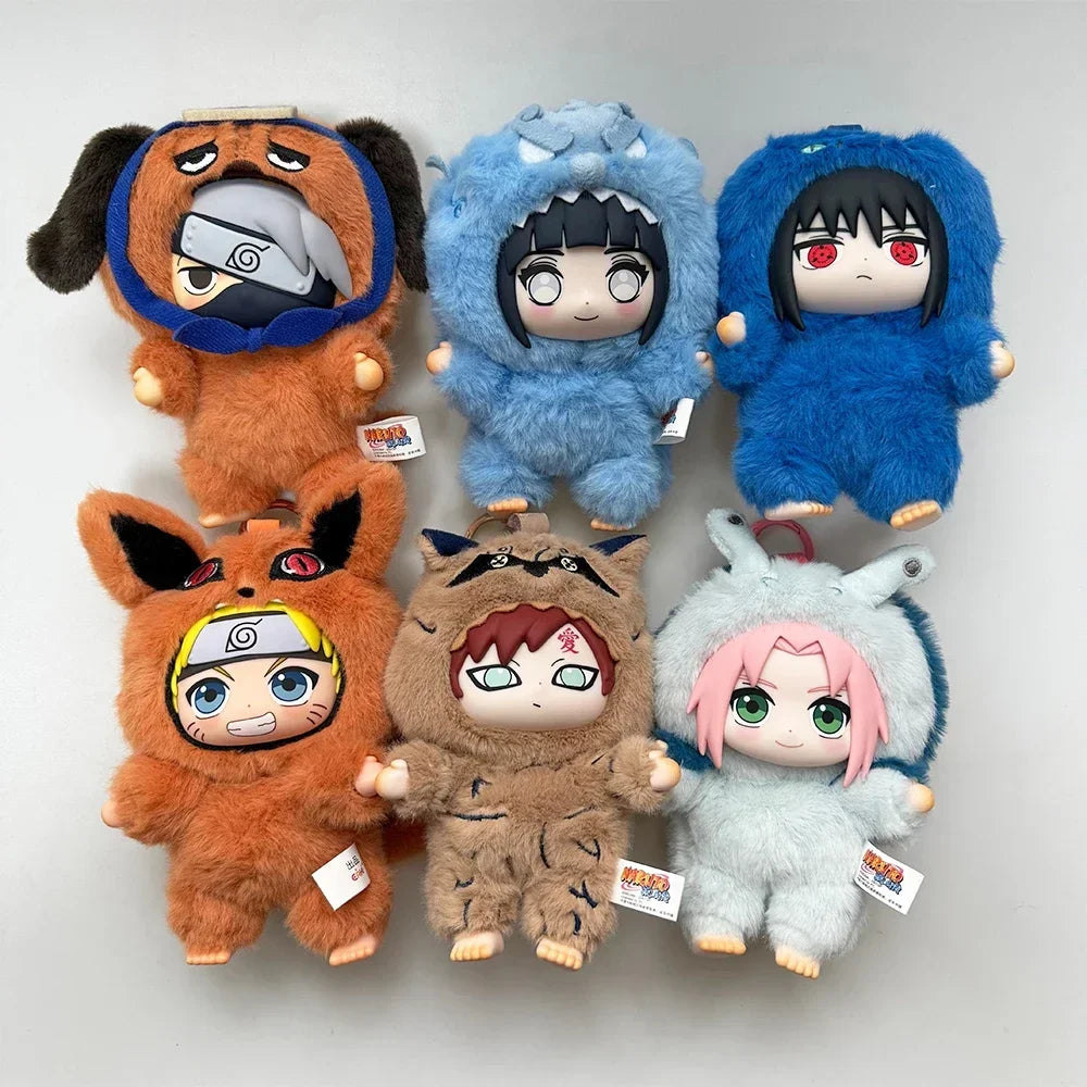Naruto Shippuden Blind Box Plush Pendant - Uzumaki Party Series Collectible Bag Charm