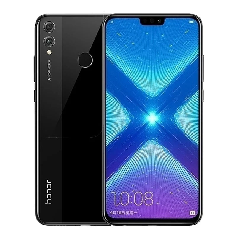HONOR 8X Smartphone Global Firmware – 6.5" Display, Qualcomm Qilin 710, 20MP Rear Camera, Fingerprint Sensor Used Phone