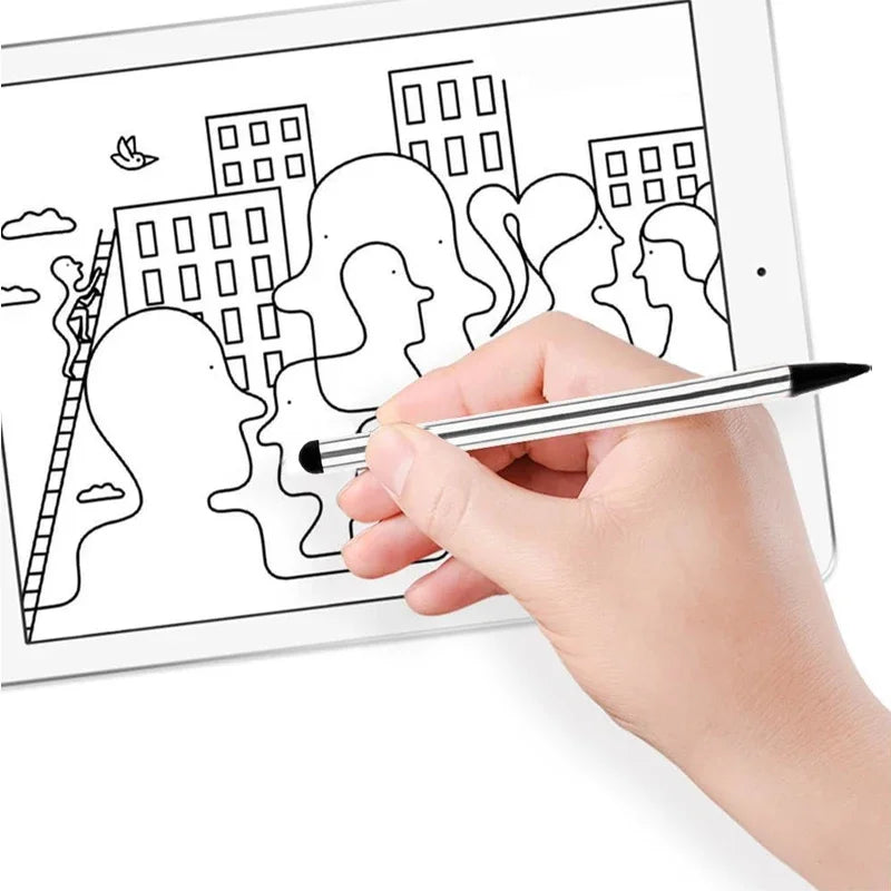 Universal Touchscreen Stylus Pen - Capacitive & Resistive Rubber Tip Pencil for iPhone iPad & Tablets