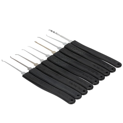 Door Lock Pick Set - Professional Locksmith Quick Opener Tools with 2 Tension Wrenches