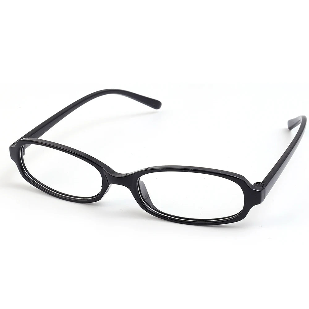 2024 Girls Y2K Retro Oval Glasses - Red & Green Frame, Anti-Blue Light Eyewear for Computer & Seaside Driving