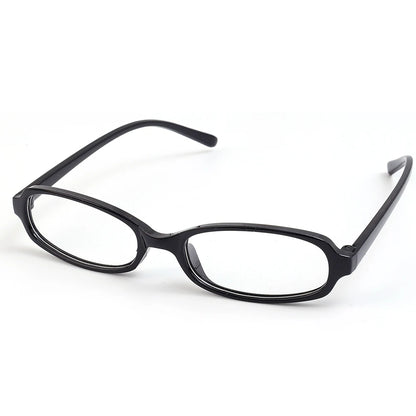 2024 Girls Y2K Retro Oval Glasses - Red & Green Frame, Anti-Blue Light Eyewear for Computer & Seaside Driving