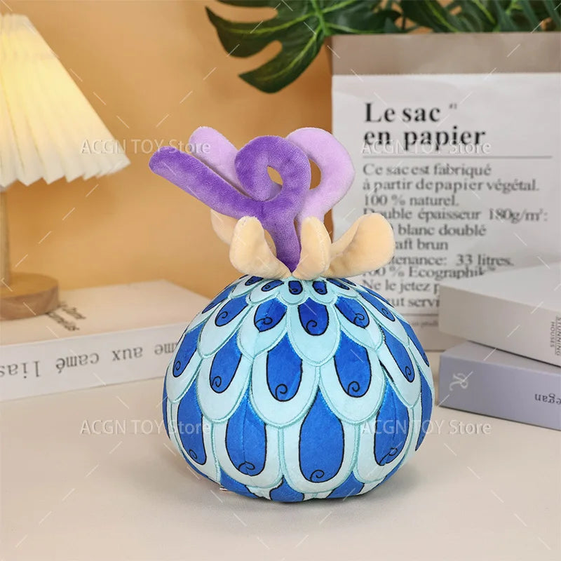 6 Styles Fruit Plush Toys – Anime Soft Stuffed Toys: Gum-Gum, Op-Op, Tremor-Tremor, Flower-Flower, Flame-Flame, Fish-Fish Gifts