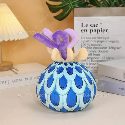 6 Styles Fruit Plush Toys – Anime Soft Stuffed Toys: Gum-Gum, Op-Op, Tremor-Tremor, Flower-Flower, Flame-Flame, Fish-Fish Gifts