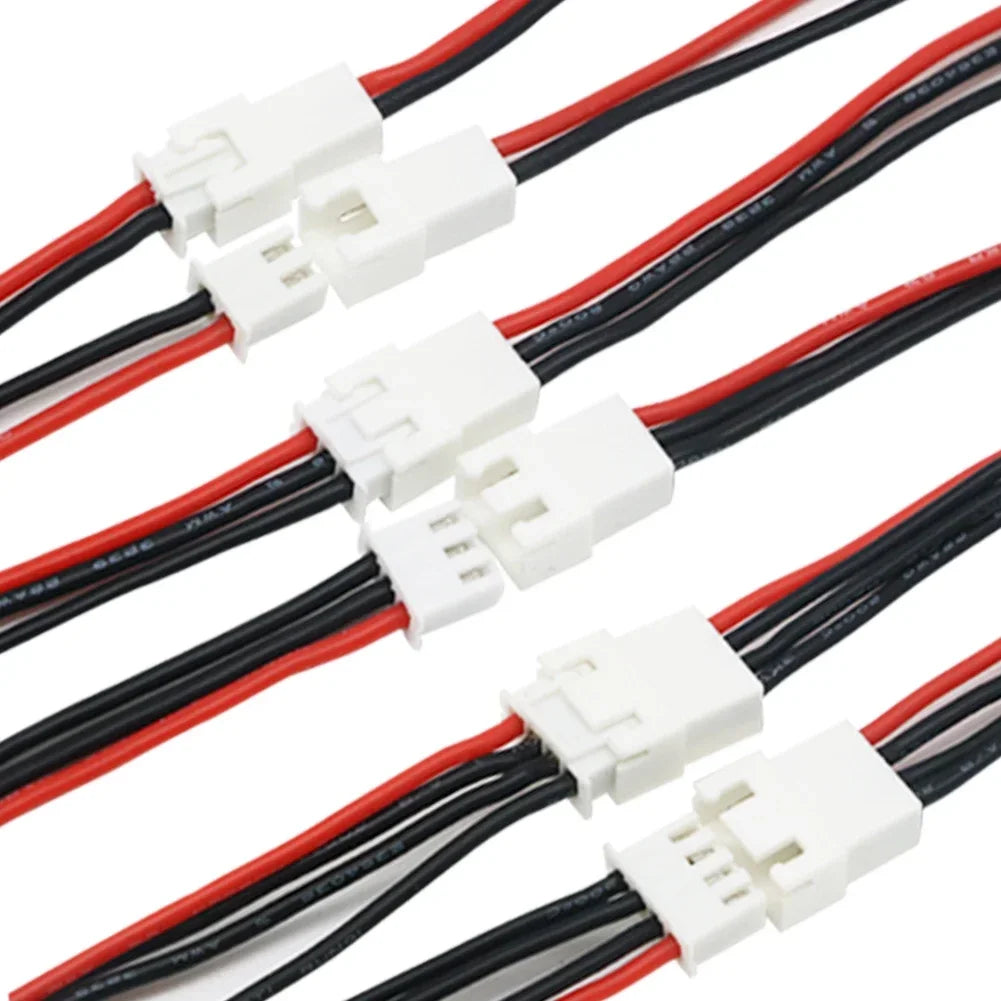 5pcs JST-XH Lipo Balance Wire Extension – 1S-6S 22AWG 20cm Charging Cable for RC Battery