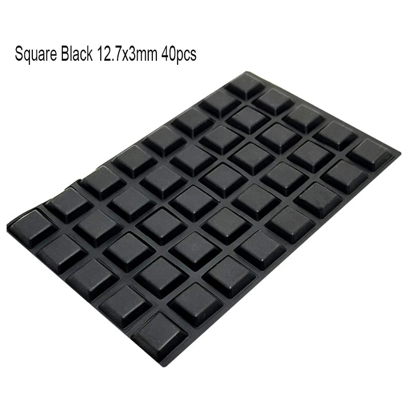 18–100PCS Self-Adhesive Silicone Door Stops – Cabinet Bumpers & Rubber Cushion Pads for Furniture Protection