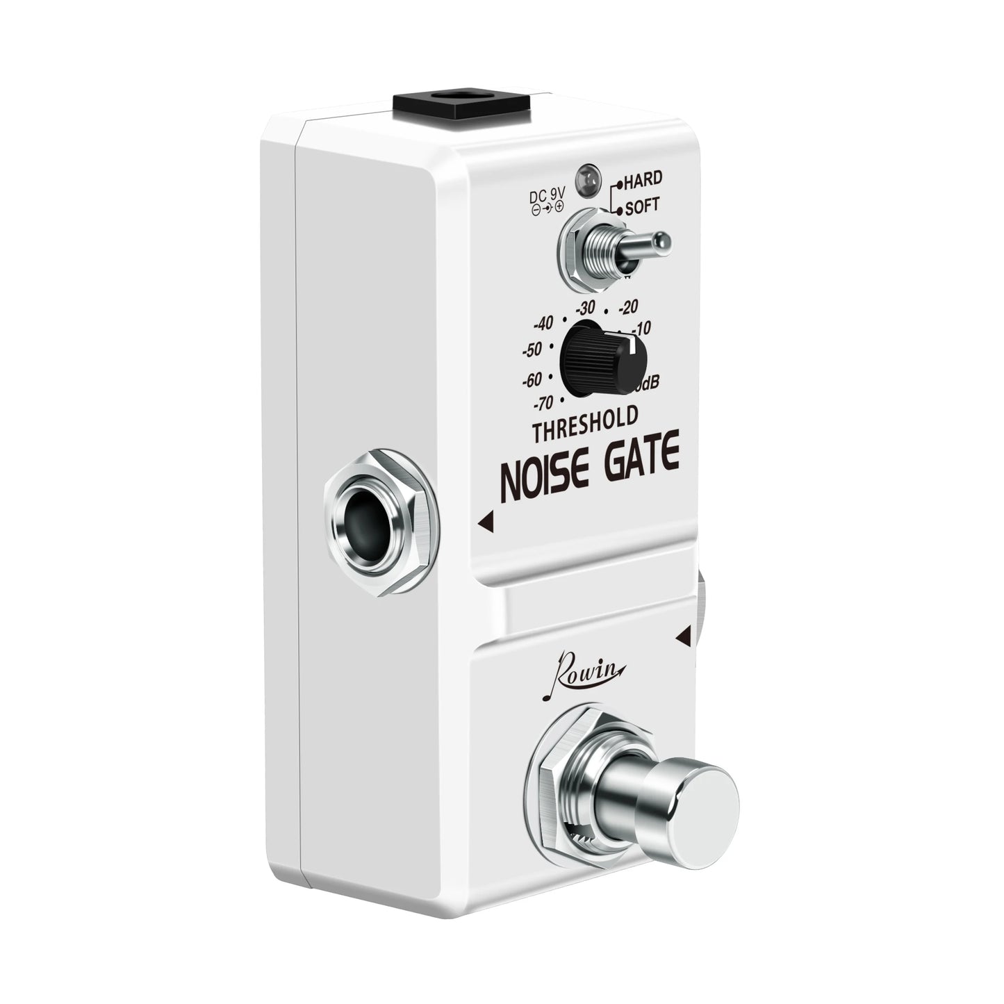 Noise Gate Pedal — Noise Killer Suppressor Effect with 2 Modes for Electric Guitar & Bass, True Bypass