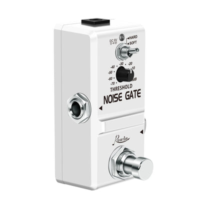 Noise Gate Pedal — Noise Killer Suppressor Effect with 2 Modes for Electric Guitar & Bass, True Bypass