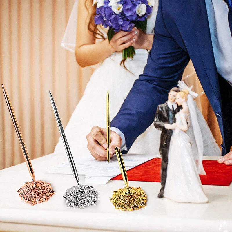 Diamond Wedding Guest Book Pen - Elegant Signing Accessory for Bride and Bridesmaids, Perfect for Bridal Shower and Bachelorette Party, 1pc