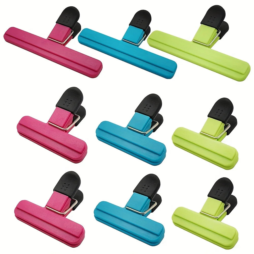 Heavy Duty Multipurpose Bag Clips – Durable Kitchen Snack & Food Storage Clips for Freshness and Organization