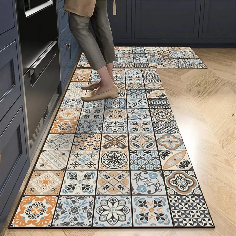 Non-Slip Kitchen & Living Room Floor Rug – Long Area Mat for Entrance, Home Decor