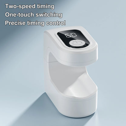 Mini UV LED Nail Dryer Lamp - Quick Gel Polish Curing with LCD Display, 30/60S Timer & USB Power